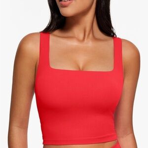 CRZ YOGA Red Tank Top